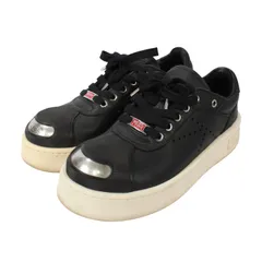 KENZO ケンゾー ローカットスニーカー スニーカー レザー/ラバー ブラック/ホワイト【中古】 メンズのサムネイル