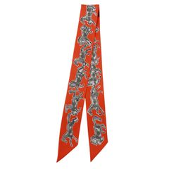 HERMES エルメス ツイリー スカーフ タグ付き リボン 自由の馬 - メルカリ