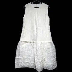 美品 ADIAM アディアム フォクシー 2024年モデル Chiara Dress キアラドレス ノースリーブ ワンピース 44742 Sサイズ ホワイト レディース 古着 中古 USEDのサムネイル