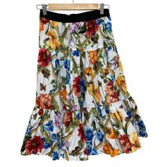 DOLCE & GABBANA マキシ フレアスカート 花柄 イタリア製 36 DOLCE & GABBANA マキシ フレアスカート 花柄 イタリア製 36 - メルカリ