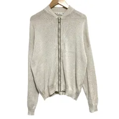 良品 Brunello Cucinelli ブルネロクチネリ モニーレ コットン ニット ジャケット Sサイズ ベージュ レディース 古着 中古 USEDのサムネイル