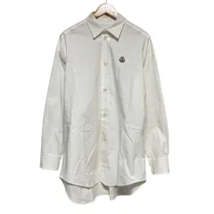 MONCLER モンクレール CAMICIA ロゴ ロングスリーブ シャツ S ホワイト  メンズ 古着 中古 USEDのサムネイル