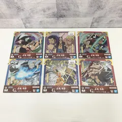 ワンピース EX 士魂ノ系  一番くじ G賞 メタリック色紙 6枚セット