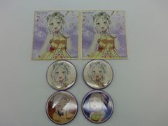 [TAKA105-35]△추첨 당당 유키 유나는 용사이다 꽃결의 반짝임 Birthday Memorial Vol.1 구입 특전 미니 색종이&캔 배치 합계 6점 세트