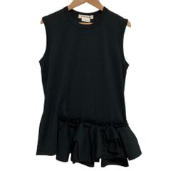 COMME des GARCONS ノースリーブ リボン装飾 ブラック S - メルカリ