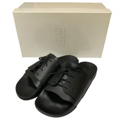 美品 Maison Margiela メゾンマルジェラ 22 プール スライドサンダル S58WX0100 P5411 EUR38サイズ 24cm相当 ブラック レディース 古着 中古 USEDのサムネイル