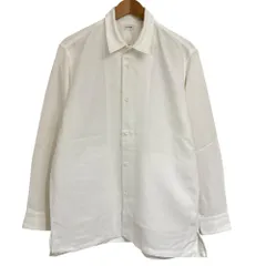 美品 クリーニング済み 24SS BLAMINK ブラミンク リネンコットン レギュラーシャツ 7911-299-0151 サイズ1 ホワイト レディース 古着 中古 USEDのサムネイル