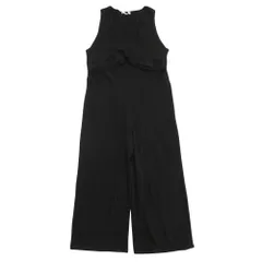 良品 ZARA ザラ ニット サロペット セーター オーバーオール オールインワン ノースリーブ L 黒 ブラック レディース 古着 中古 USED
