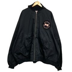 極美品✨PINK HOUSE 中綿MA-1 ブルゾン ジャケット バックロゴ 黒