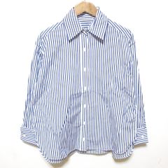 超美品】Mfil ドルマンスリーブ ストライプシャツ 36 - メルカリ