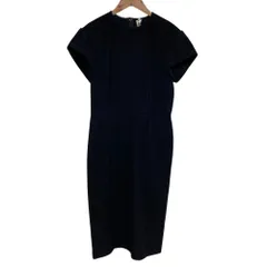 美品 AD1999 COMME des GARCONS コムデギャルソン カシミヤウール ロング ワンピース GO-04042M サイズM ブラック レディース 古着 中古 USEDのサムネイル