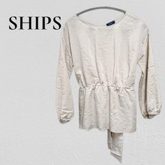美品♪シップス リネン 日本製 ロングシャツ 七分袖 チュニック 