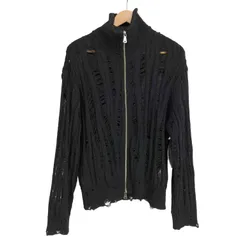 メゾンスペシャル MAISON SPECIAL Prime-Over Japanese Paper Damaged Knit Zip Up Blouson メンズ JPN：1 のサムネイル
