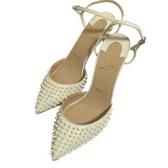 【超美品】クリスチャンルブタン　フラットシューズ　バレエ　パンプス　スタッズ Christian Louboutin スタッズ フラットシューズ - メルカリ