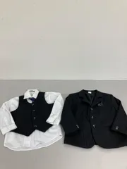 送料無料★CHOPIN deux★スーツ　セットアップ★ジャケット　長袖シャツ　ベスト　ネクタイ★まとめ売り★6歳　120 #80520sj65
