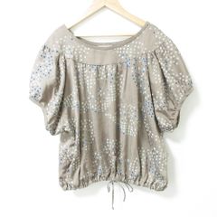 24SS マーブルシュッド ホッピングバニー 刺繍 ブラウス コットン