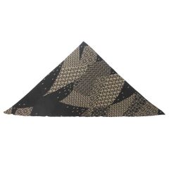 美品 CHISO／千總☆ 京友禅あーとにしむら シルクシフォン 大判