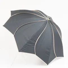 最強の日傘 UPF50+ 晴雨兼用  Wpc. UVO ウーボ  USED美品  ブラック パイピングデザイン 遮光 遮熱 UV  寒竹手元 グラス骨 A3857