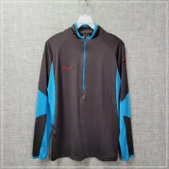 1036 MAMMUT ブラウン ジップ長袖 メンズ100のサムネイル