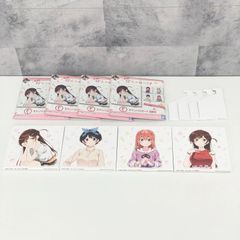 그녀 빌립니다 이치 반 쿠지 F상 캔버스 보드 수원 치즈루 2장 갱과 루하 1장 사쿠라자와 묵 1장 4종 4장 세트