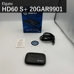 Elgato エルガト ゲームキャプチャー HD60 S+ 20GAR9901 1080p/60fps 4K60 HDR10パススルー 低遅延 USB3.0 PS5 PS4 Xbox Series X/S Xbox One 対応 ブラック