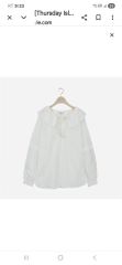 snugnook cloud blouse (apricot) - メルカリ