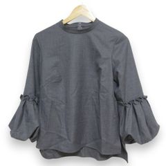 ミラオーウェン ギンガムチェック柄フリル袖トップス - メルカリ