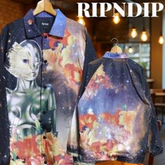 RIPNDIP リップンディップ ギャラクティカ コーチジャケット L 猫 