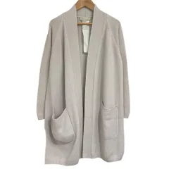 美品 'S Max Mara エスマックスマーラ ベルテッド ニット カーディガン サイズS グレージュ レディース 古着 中古 USEDのサムネイル