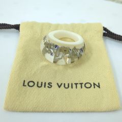 極美品✨ ルイヴィトン リング 指輪 M66077 レジン ロゴ 1869 - メルカリ