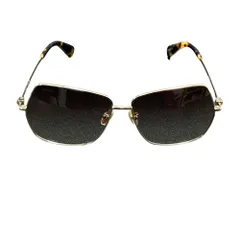 美品 Max Mara マックスマーラ サングラス MM0035-H 32F ブラウン レディース 古着 中古 USEDのサムネイル