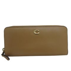 U-2243】COACH 長財布 オレンジ ラウンドファスナー - メルカリ