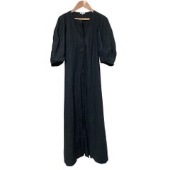HYKE リネン100% ロングシャツワンピース サイズ1 カーキ - メルカリ
