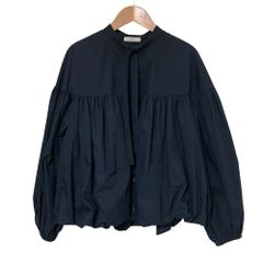 最終お値下げ‼️UNITED ARROWS バルーンタックブラウス36 ネイビー