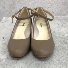 AcureZ アキュアーズ　ミドルヒール ストラップ付き レイン パンプス　チャコール　22cm□□のサムネイル