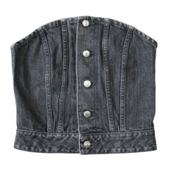HYKE】 DENIM STRAPLESS TOP ビスチェ サイズ1 - メルカリ