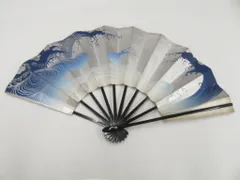 【一輝堂】和装小物 和雑貨 舞扇子 波頭 26w05-6194のサムネイル