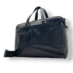 COACH コーチ 2way ビジネスバッグ F70094 ブラック レザー - メルカリ