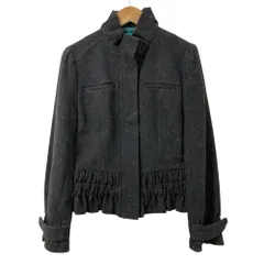 VIVIENNE TAM ヴィヴィアンタム フリル ジップアップジャケット サイズ0 グレー レディース 古着 中古 USEDのサムネイル