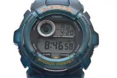 カシオ Casio G-SHOCK G-2000 メンズ腕時計 デジタル表示 クリアブルー 樹脂ケース 樹脂ベルト 耐衝撃構造 ヴィンテージ 1990年代 2000年代