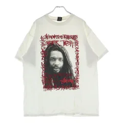 STUSSY (ステューシー) 00s × Peter Tosh S/S Tee OLD STUSSY ピーター・トッシュ フォトプリント クルーネック 半袖Tシャツ カットソー ホワイト