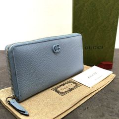 新品未使用】グッチ ヒグチユウコ ラウンドジップ長財布 ブルー 847918