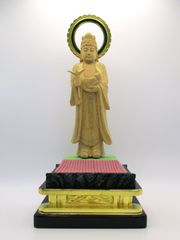不動明王 極彩色 剣 炎光背 31.5cm - メルカリ