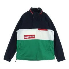 SUPREME (シュプリーム) 14SS F-1 Pullover Jacket アノラック ハーフジップ ジャケット ブラック/ホワイト/グリーンのサムネイル