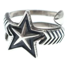 CODY SANDERSON (コディーサンダーソン) W-LARGE ARROW STAR FREE RING ダブルアロー ラージスターフリー リング シルバーのサムネイル