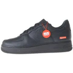NIKE (ナイキ) ×SUPREME AIR FORCE 1 LOW エアフォース1 ローカットスニーカー ブラック US10/27.5cm CU9225-001