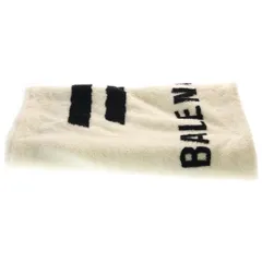 BALENCIAGA (バレンシアガ) 3B Logo Soft Padded Blanket 673510 4B0B7 大判ロゴ ブランケット ホワイトのサムネイル