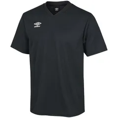 umbro(アンブロ) ゲームシヤツ(ワンポイント) サッカー ゲームシャツ (uas6307-blk)、ブラック
