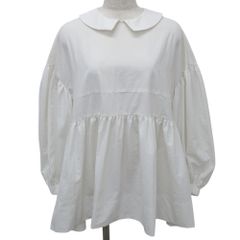 25SS yori スカラップヘムフレアトリコットカットソー ホワイト - メルカリ