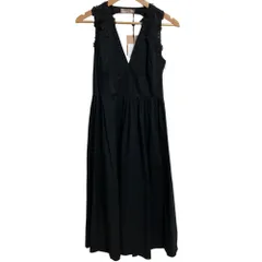未使用 24SS TWINSET ツインセット レース刺繍 ドレス ワンピース 241TT2280 サイズ40 ブラック  レディース 古着 中古 USEDのサムネイル